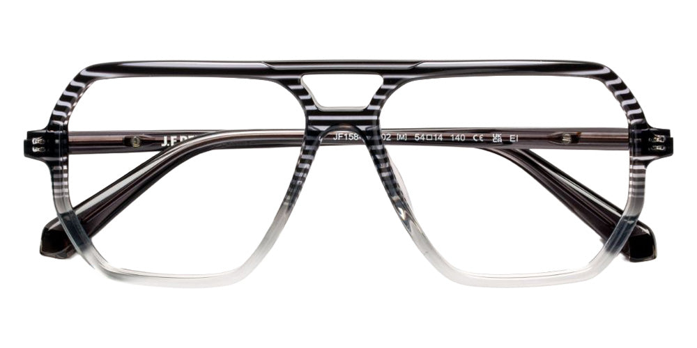J.F. Rey® JF1584 Aviator Eyeglasses - Black/Gray Gradient