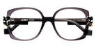 J.F. Rey® JF1585 Oversized Eyeglasses - Black/White Pearly
