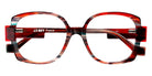 J.F. Rey® JF1585 Oversized Eyeglasses - Coral/Red