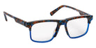 J.F. Rey® JF1587 Rectangle Eyeglasses - Tortoiseshell/Blue