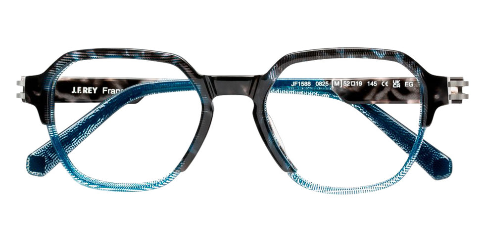 J.F. Rey® JF1588 JFR JF1588 0825 52 Eyeglasses - Bla Marble/Blue