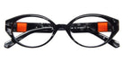 J.F. Rey® JF1590 Oval Eyeglasses - Black/Mandarin