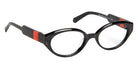 J.F. Rey® JF1590 Oval Eyeglasses - Black/Mandarin