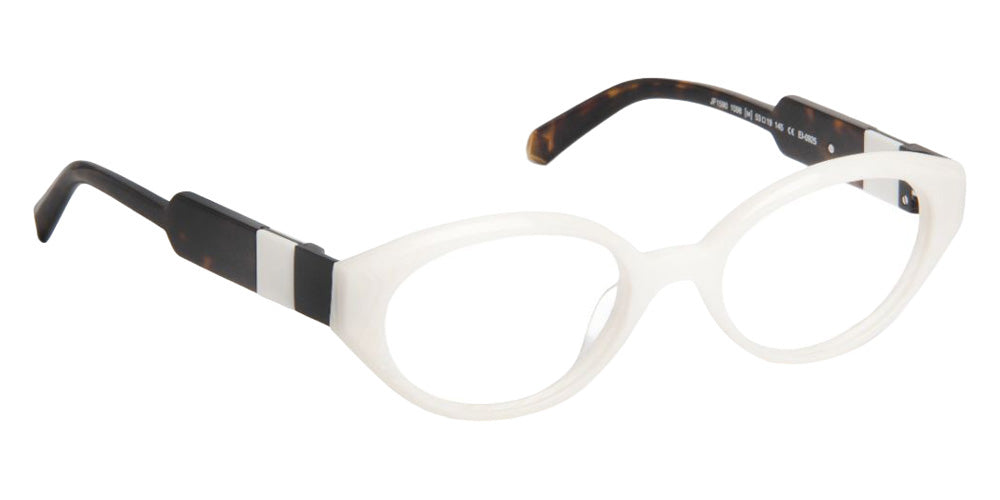 J.F. Rey® JF1590 Oval Eyeglasses - White/Tortoiseshell