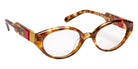 J.F. Rey® JF1590 Oval Eyeglasses - Tortoiseshell/Red