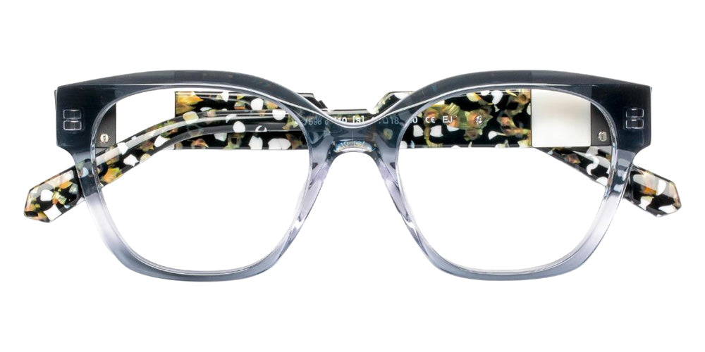 J.F. Rey® JF1598 JFR JF1598 0110 49 Eyeglasses - Silver/ White