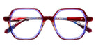 J.F. Rey® JF1599 JFR JF1599 3623 52 Eyeglasses - Red-Brown Gradient/Blue