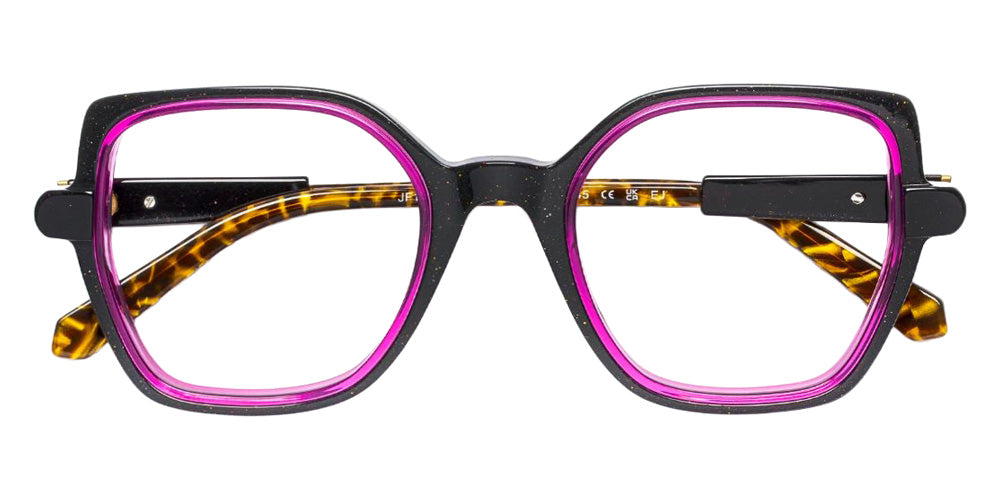 J.F. Rey® JF1600 Butterfly Eyeglasses - Black/Violet