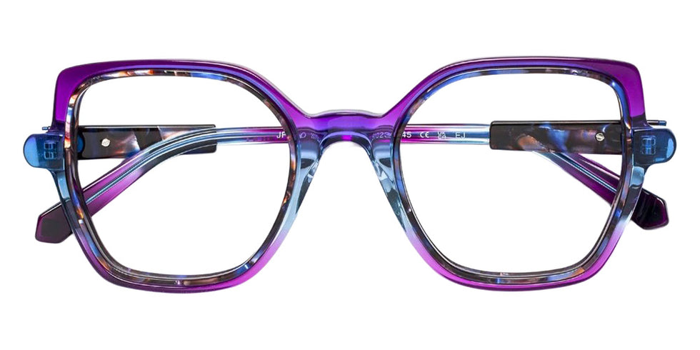 J.F. Rey® JF1600 Butterfly Eyeglasses - Blue-Purple Gradient/Blue Tortoiseshell