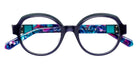 J.F. Rey® JF1601 JFR JF1601 0724 47 Eyeglasses - Midnight Blue/Sky Blue