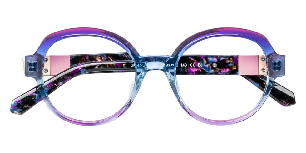J.F. Rey® JF1601 JFR JF1601 2170 47 Eyeglasses - Blue and Plum Gradients/Plum
