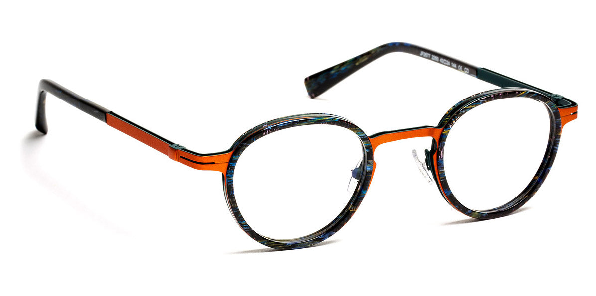 J.F. Rey® JF2677 JFR JF2677 2260 43 - 2260 TISSUE BLUE/ORANGE Eyeglasses