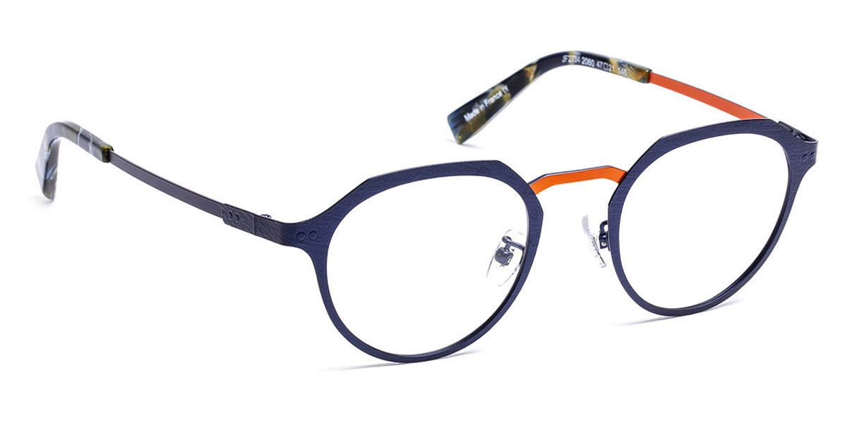 J.F. Rey® JF2734 JFR JF2734 2060 47 - 2060 Af  Navy Blue / Orange Eyeglasses