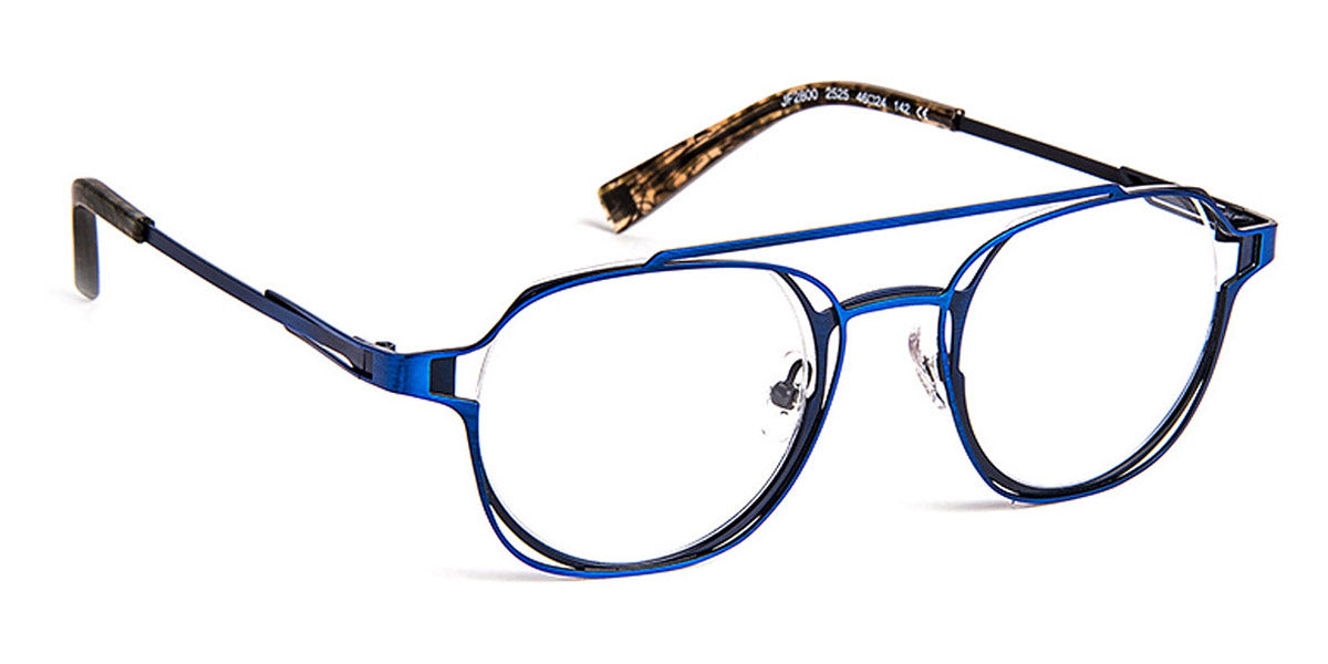J.F. Rey® JF2800 JFR JF2800 2525 46 - 2525 Brushed Blue Eyeglasses