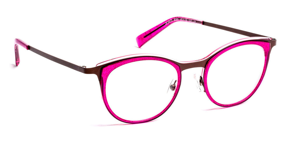 J.F. Rey® JF2873 JFR JF2873 8090 48 - 8090 Pink/Brown Eyeglasses