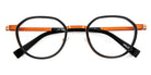 J.F. Rey® JF2876 JFR JF2876 0060 49 - 0060 Matte Black/Orange Eyeglasses