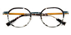 J.F. Rey® JF2876 JFR JF2876 0425 49 - 0425 Gradient Black/Blue/Yellow Eyeglasses