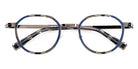 J.F. Rey® JF2876 JFR JF2876 2405 49 - 2405 Stripes Blue/Brown/Shiny Gunmetal Eyeglasses