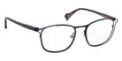 J.F. Rey® JF2897 Square Eyeglasses - Brown Velvet Burnout Blue
