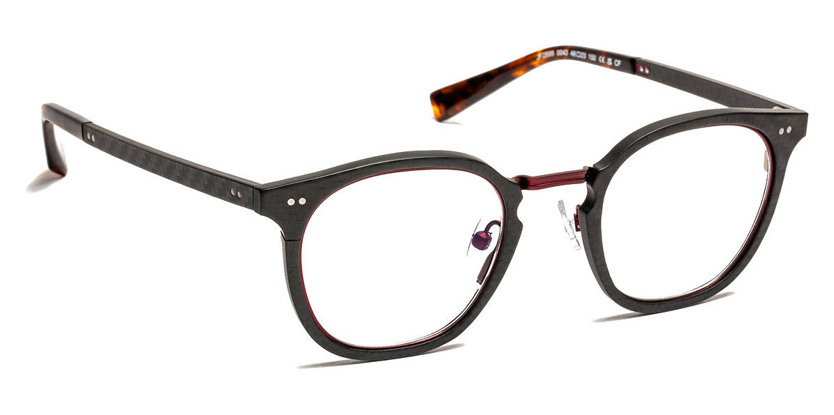 J.F. Rey® JF2899 JFR JF2899 0043 48 - 0043 CARBON/BURGUNDY Eyeglasses