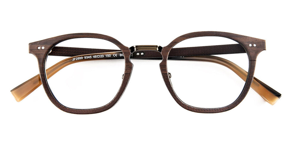 J.F. Rey® JF2899 JFR JF2899 9345 48 - 9345 Wood/Fiber Glass Brown/Khaki Eyeglasses