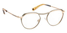 J.F. Rey® JF2955 Round Eyeglasses - Khaki/Gold Soft
