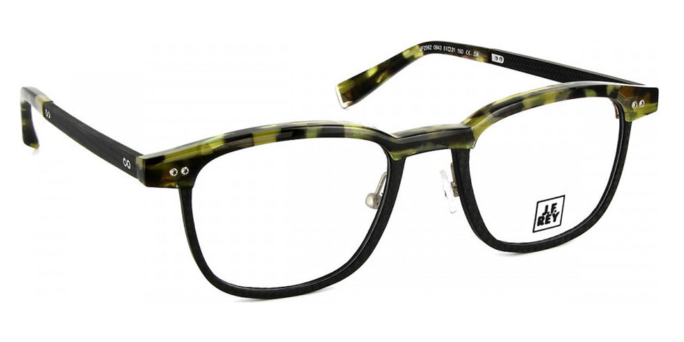 J.F. Rey® JF2962 JFR JF2962 0843 51 - 0843 Demi Green/Carbon Eyeglasses