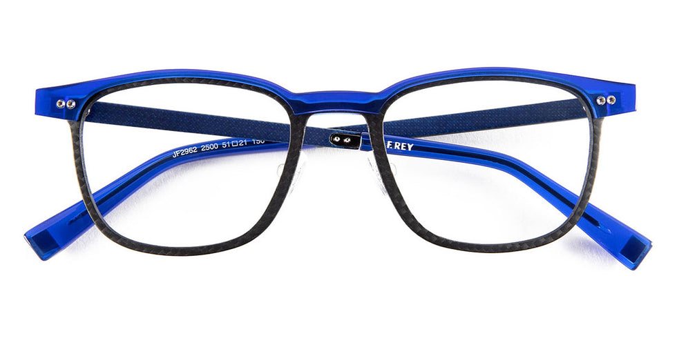 J.F. Rey® JF2962 JFR JF2962 2500 51 - 2500 Blue/Carbon/Fiber Glass Blue Eyeglasses