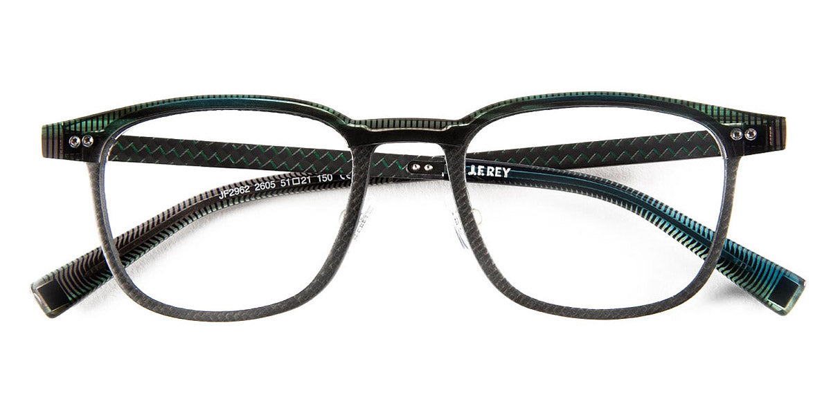 J.F. Rey® JF2962 JFR JF2962 2605 51 - 2605 Blue/Fiber Glass Gray Eyeglasses
