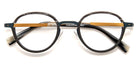 J.F. Rey® JF2980 JFR JF2980 0844 47 - 0844 BLACK WOOD/CARBON+METAL BLUE GREEN/YELLOW Eyeglasses