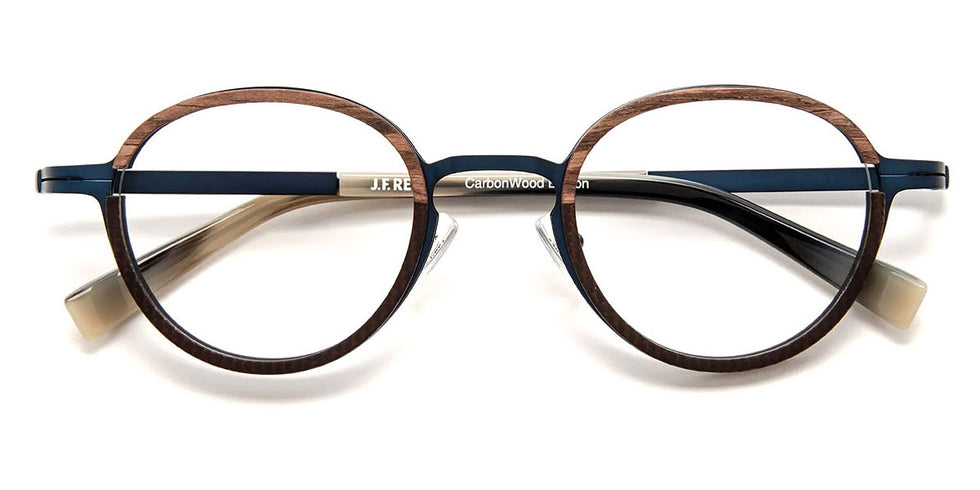 J.F. Rey® JF2980 JFR JF2980 9520 48 - 9520 Wood/Fiber Glasses Brown/Blue Eyeglasses