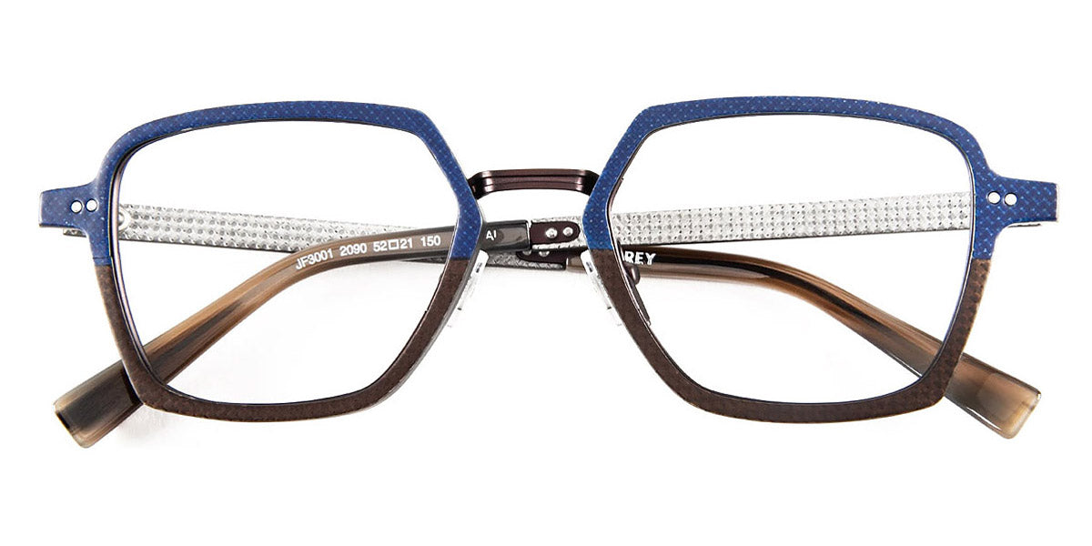J.F. Rey® JF3001 JFR JF3001 2090 52 - 2090 Fiber Glasses Blue/Brown/Silver/Gray Eyeglasses