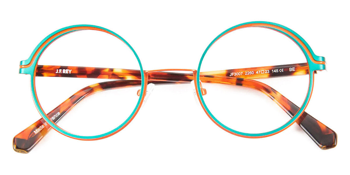 J.F. Rey® JF3007 JFR JF3007 2260 47 - 2260 Blue/Orange Eyeglasses