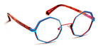 J.F. Rey® JF3008 JFR JF3008 2230 49 - 2230 Blue/Red Eyeglasses