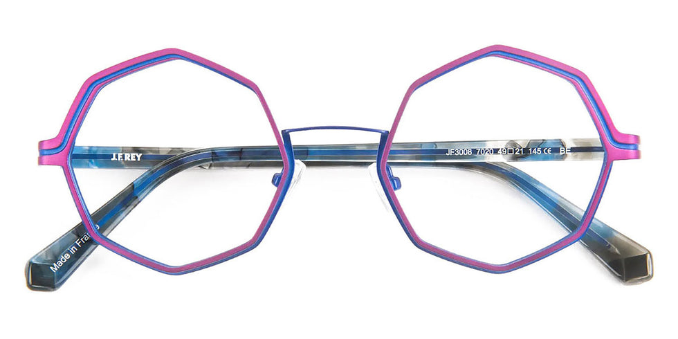 J.F. Rey® JF3008 JFR JF3008 7020 49 - 7020 Purple/Blue Eyeglasses