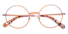 J.F. Rey® JF3016 JFR JF3016 6071 51 - 6071 Tangerine/Lilac Eyeglasses
