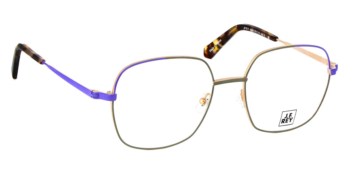 J.F. Rey® JF3017 JFR JF3017 4320 53 - 4320 Khaki / Blue Eyeglasses