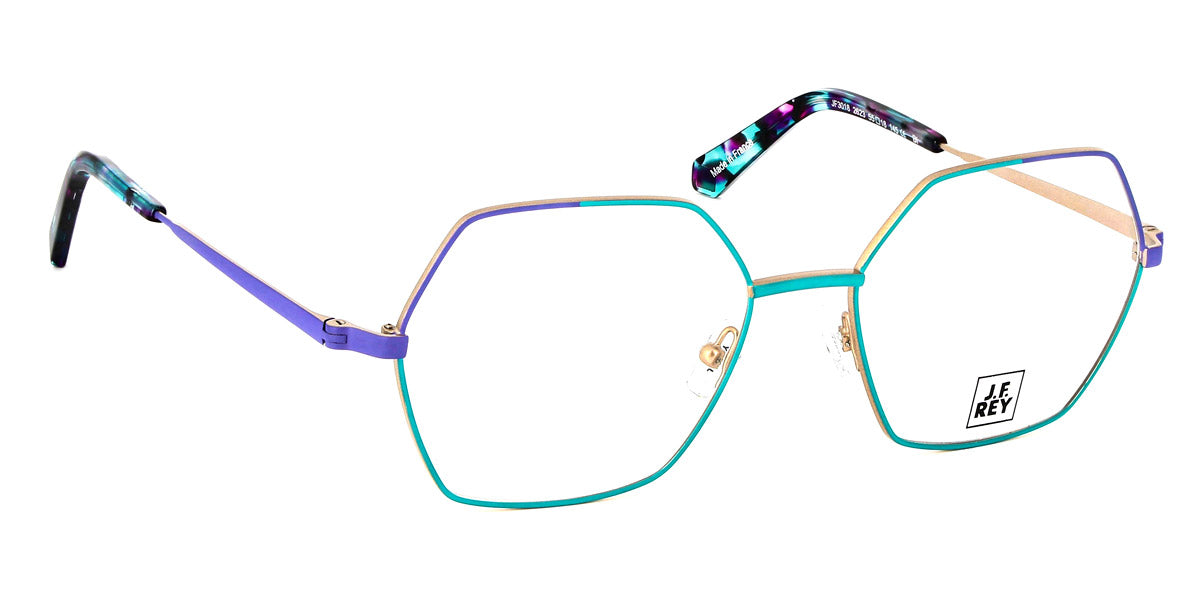 J.F. Rey® JF3018 JFR JF3018 2623 55 - 2623 Blue / Lavender Eyeglasses