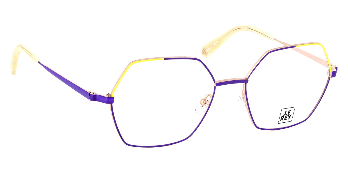 J.F. Rey® JF3018 JFR JF3018 7051 55 - 7051 Purple / Lemon Eyeglasses