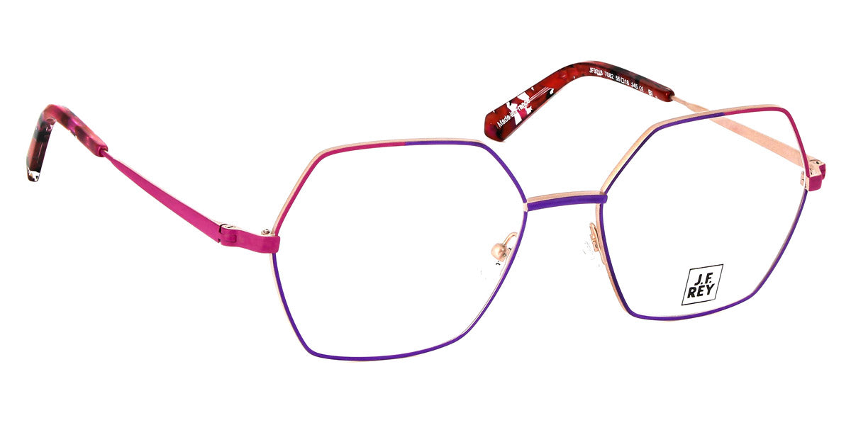 J.F. Rey® JF3018 JFR JF3018 7082 55 - 7082 Violet / Fuchsia Eyeglasses