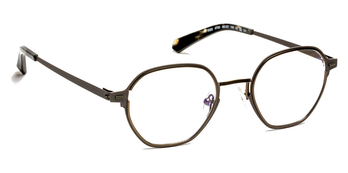J.F. Rey® JF3022 JFR JF3022 4700 48 - 4700 Brushed Gun/Khaki Eyeglasses