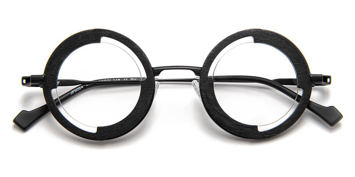 J.F. Rey® JF3024 JFR JF3024 0000 39 - 0000 Black / Sun Clip Black Gl Eyeglasses