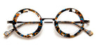 J.F. Rey® JF3024 JFR JF3024 0051 39 - 0051 Yellow and Blue Galaxy/Black Eyeglasses