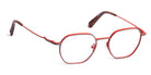 J.F. Rey® JF3028 JFR JF3028 b0430 49 - B0430 B 0430 Grey Gun / Red Eyeglasses