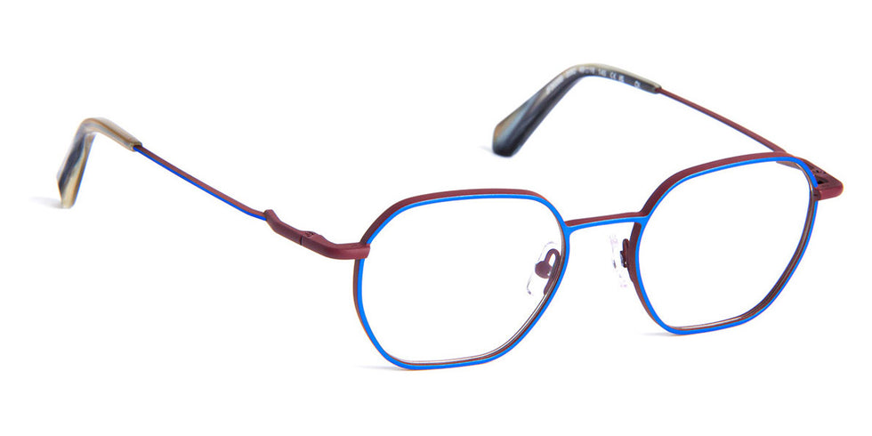 J.F. Rey® JF3028 JFR JF3028 b2092 49 - B2092 B 2092 Blue / Brown Eyeglasses