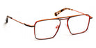 J.F. Rey® JF3029 JFR JF3029 0430 54 - 0430 Gunmetal/Red Eyeglasses