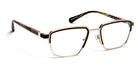 J.F. Rey® JF3031 JFR JF3031 0498 52 - 0498 Gunmetal/Horn Eyeglasses
