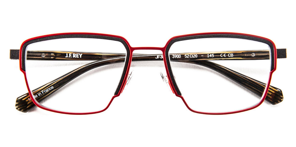 J.F. Rey® JF3031 JFR JF3031 3900 52 - 3900 Red/Black Eyeglasses