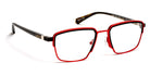J.F. Rey® JF3031 JFR JF3031 3900 52 - 3900 Red/Black Eyeglasses