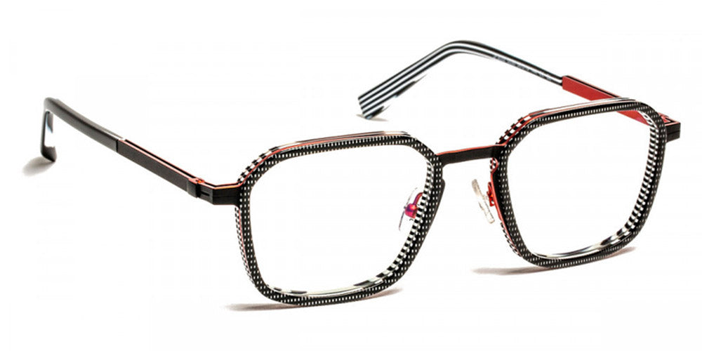 J.F. Rey® JF3033 JFR JF3033 0030 50 - 0030 3D Black/Red Eyeglasses